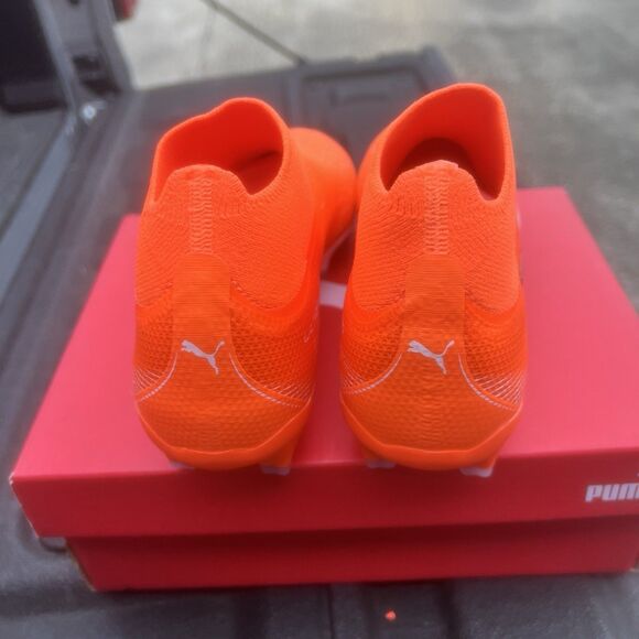 Puma Ultra Match  Firm GroundAg Soccer Cleats Men Orange 107243-01 Laceless Sz 7 main image 4